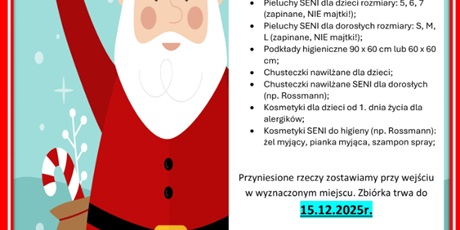 Akcja "I Ty możesz zostać Świętym Mikołajem"