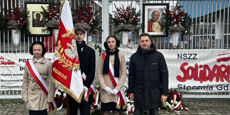 Uroczystości pod Pomnikiem Poległych Stoczniowców w Gdańsku