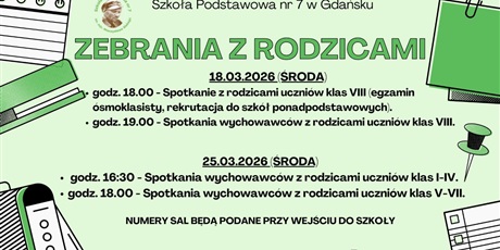 ZEBRANIA Z RODZICAMI
