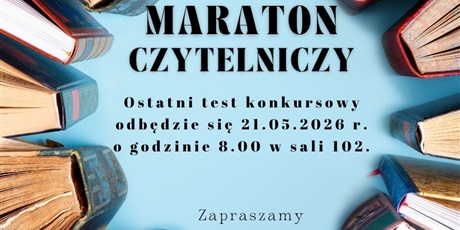 Powiększ grafikę: Wielki Maraton Czytelniczy dla klas II-VIII 2025/2026